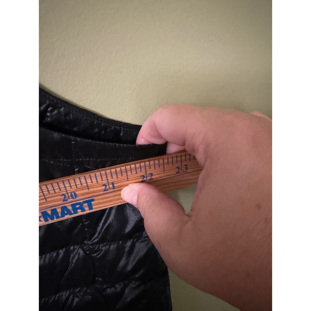 The North Face Womens Thermoball Quilted Puffer Vest Black XL Insulated Zip Up - Picture 8 of 8